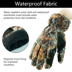 Men's Insulated Waterproof Hunting Gloves for Cold Weather HG02M - Bassdash