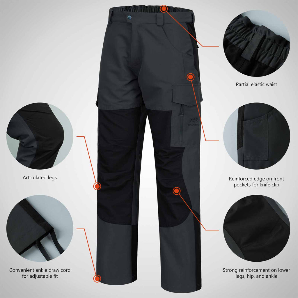 Men’s Splice Waterproof Breathable Pants - Bassdash