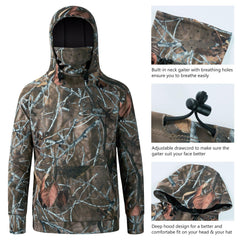 Youth Fishing Fleece Hoodie with Mask FS18Y - Bassdash