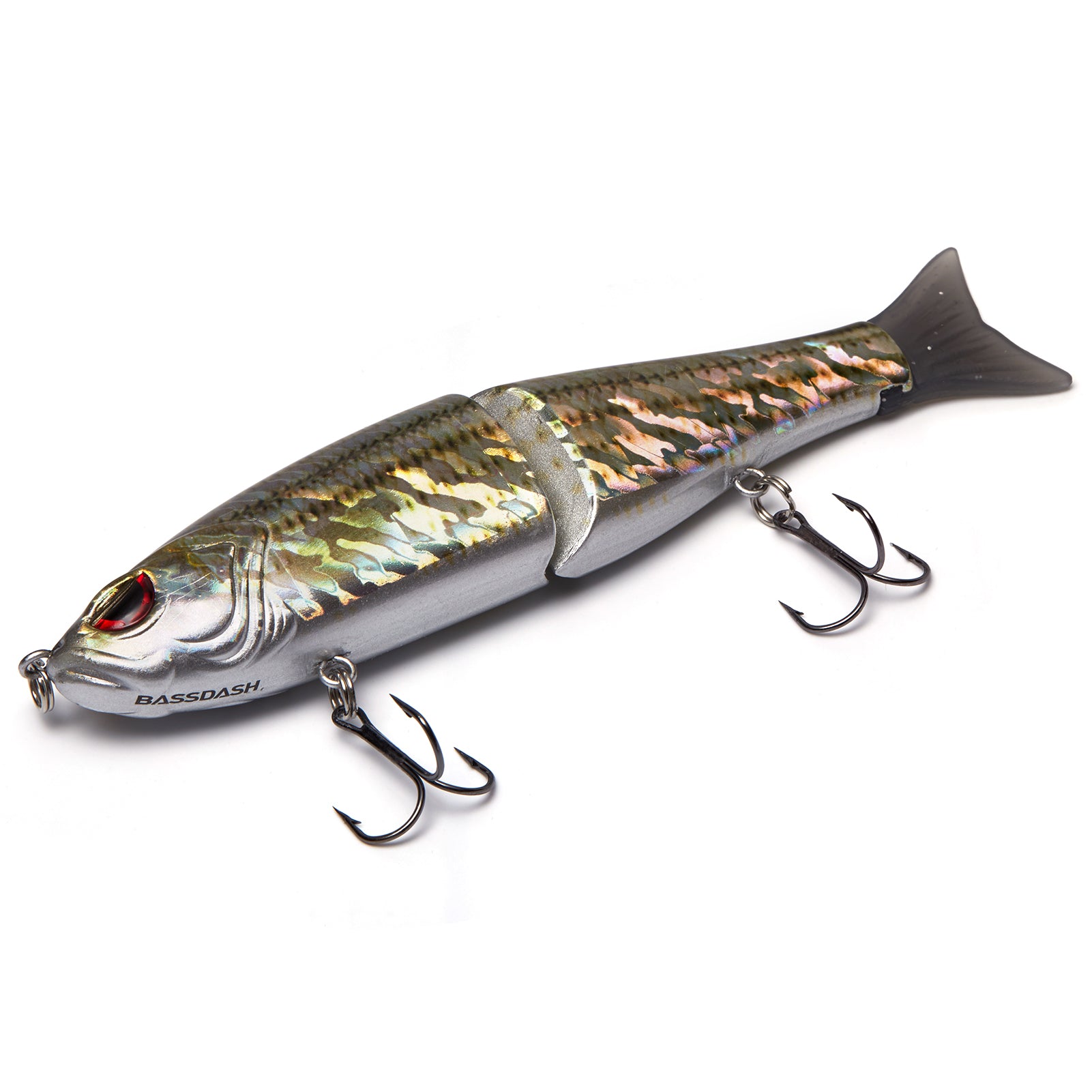  Bassdash SwimShad Glide Baits Jointed Swimbait Bass Pike Salmon  Trout Muskie Fishing Lure,3-Pack : Sports & Outdoors