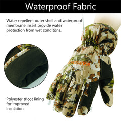 Men's Insulated Waterproof Hunting Gloves for Cold Weather HG02M - Bassdash