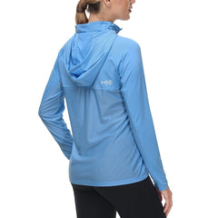 Women’s UPF 50+ Long Sleeve Hoodie Half Zip Shirt - Bassdash