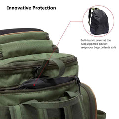 Water Resistant Fishing Tackle Backpack [3670] Tactical Bag - Bassdash