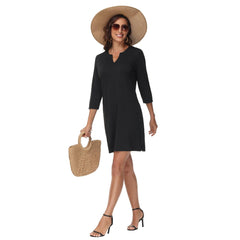 Lightbare Women's UPF50+ 3/4 Sleeve Dress LB04W - Bassdash