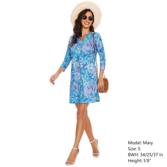 Lightbare Women's UPF50+ 3/4 Sleeve Dress LB04W - Bassdash