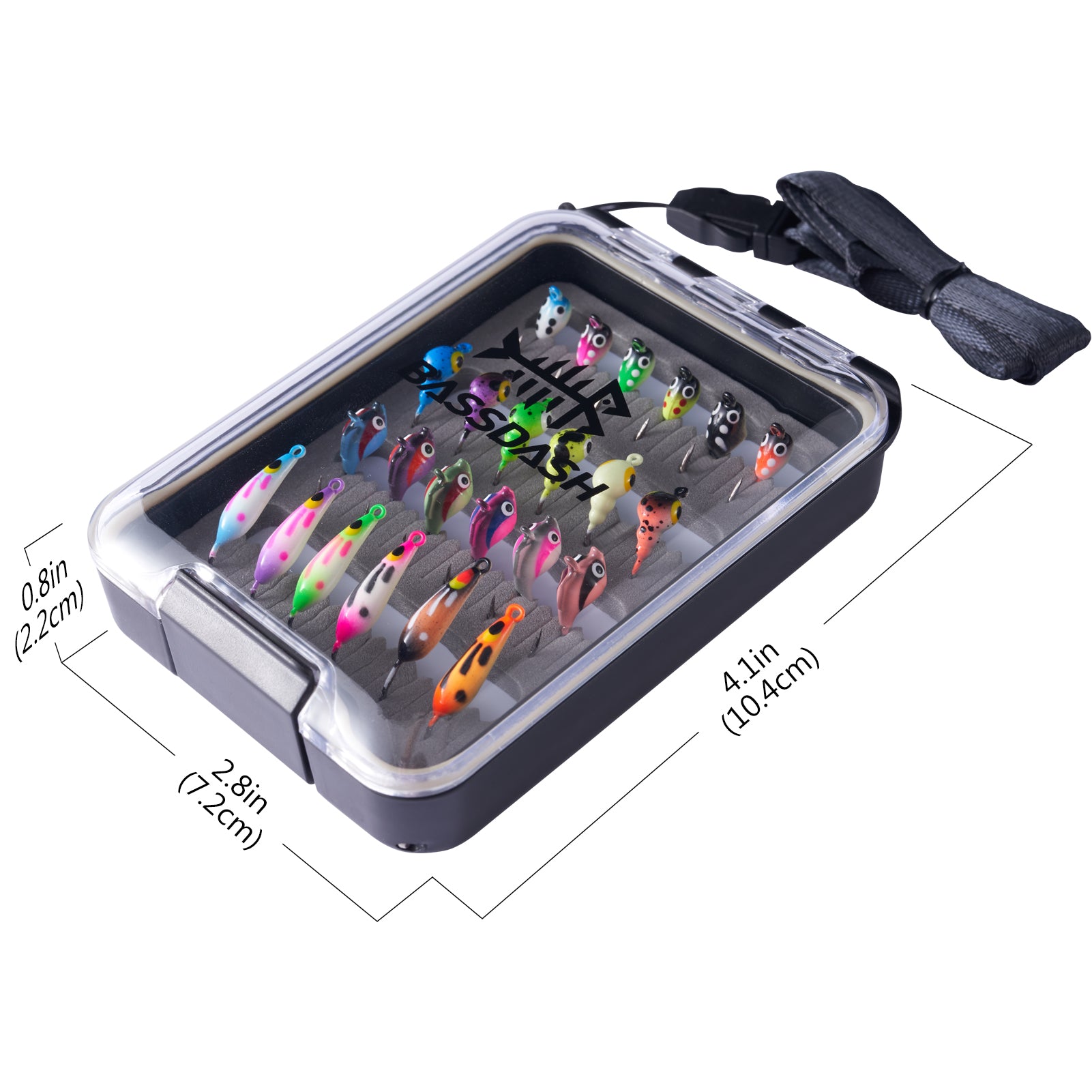 Goture New 54pcs/Lot Ice Jig 1.1-2.5g 15-29mm Fishing Lure Sinking for  Panfish