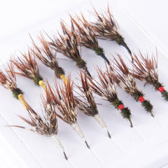 12pcs Barbless Tenkara Flies for Trout Fishing - Bassdash