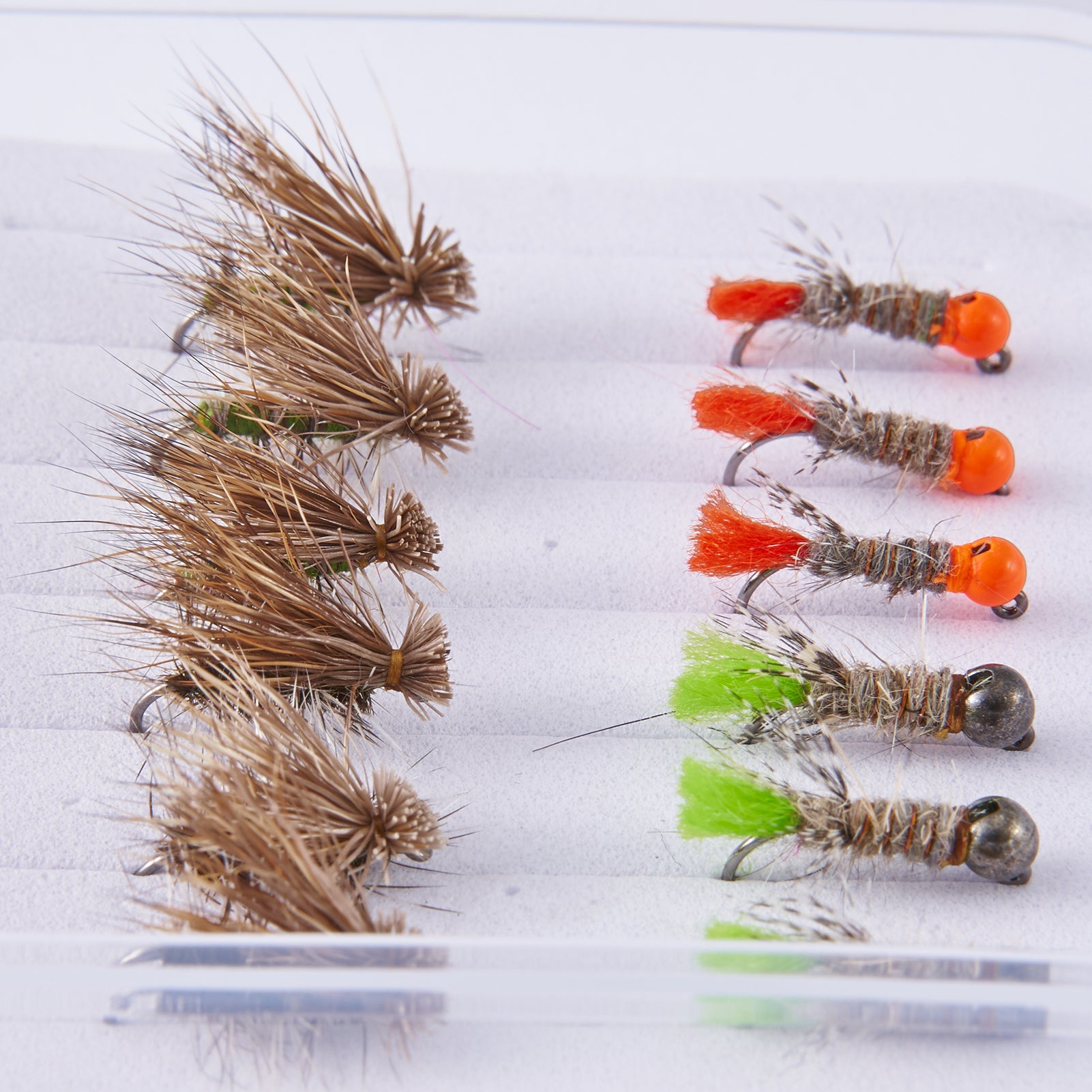 30pcs/lot Fly Fishing Lures Nymph Dry Flies #10 #12 Fly Fishing