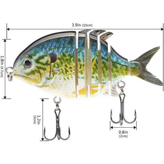 SwimPomfret Hard Swimbait with Built-in Steel Balls 3.9in/1.3oz - Bassdash