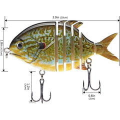 SwimPomfret Hard Swimbait with Built-in Steel Balls 3.9in/1.3oz - Bassdash