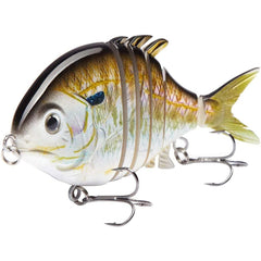 SwimPomfret Hard Swimbait with Built-in Steel Balls 3.9in/1.3oz - Bassdash