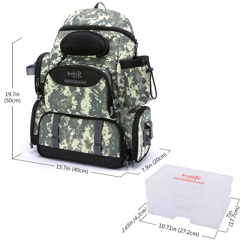 Water Resistant Tackle Backpack [3600] Tactical Bag