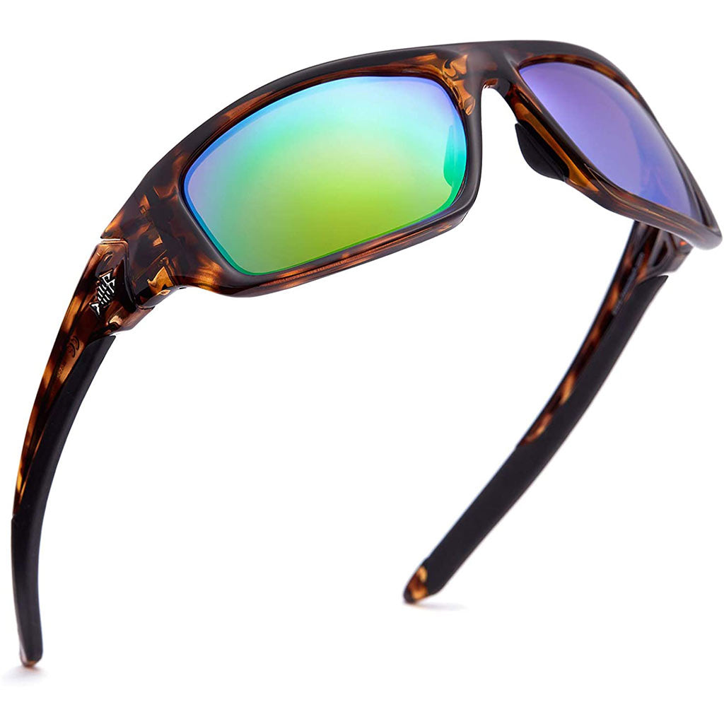 Men's Polarized Fishing Sunglasses | Bassdash Fishing Frame-Gloss Demi/Lens-Green Mirror