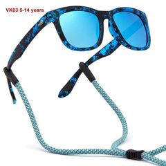 Youth&Kids Polarized UV 400 Protection Sunglasses with Adjustable Strap - Bassdash