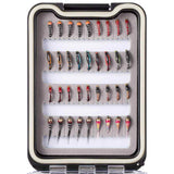 36 Pcs Fly Fishing Nymphs Kit with Waterproof Box