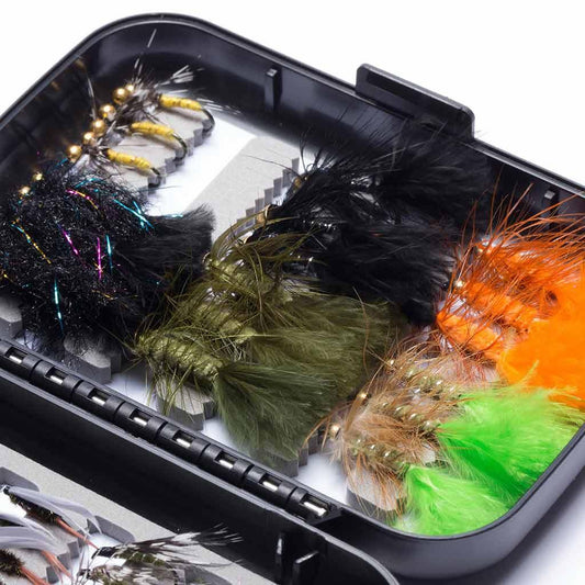 58 Pcs Fly Fishing Flies for Trout Steelhead Salmon - Bassdash