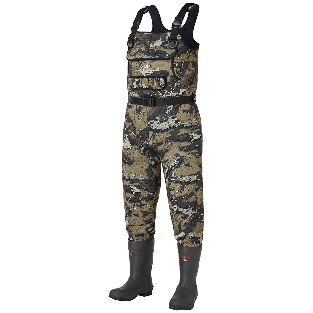  Waist Wader Pants Fishing Waders for Men Women with Boots  Waterproof Bootfoot Insulated Wading Pants Waders for Outdoors Hunting Duck  (Black, 8) : Sports & Outdoors