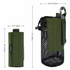 Water Bottle Pouch with Carabiner - Bassdash