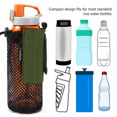 Water Bottle Pouch with Carabiner - Bassdash