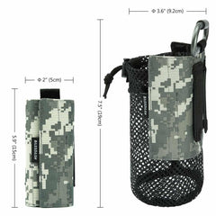 Water Bottle Pouch with Carabiner - Bassdash