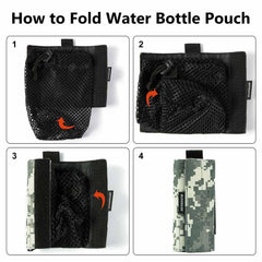 Water Bottle Pouch with Carabiner - Bassdash