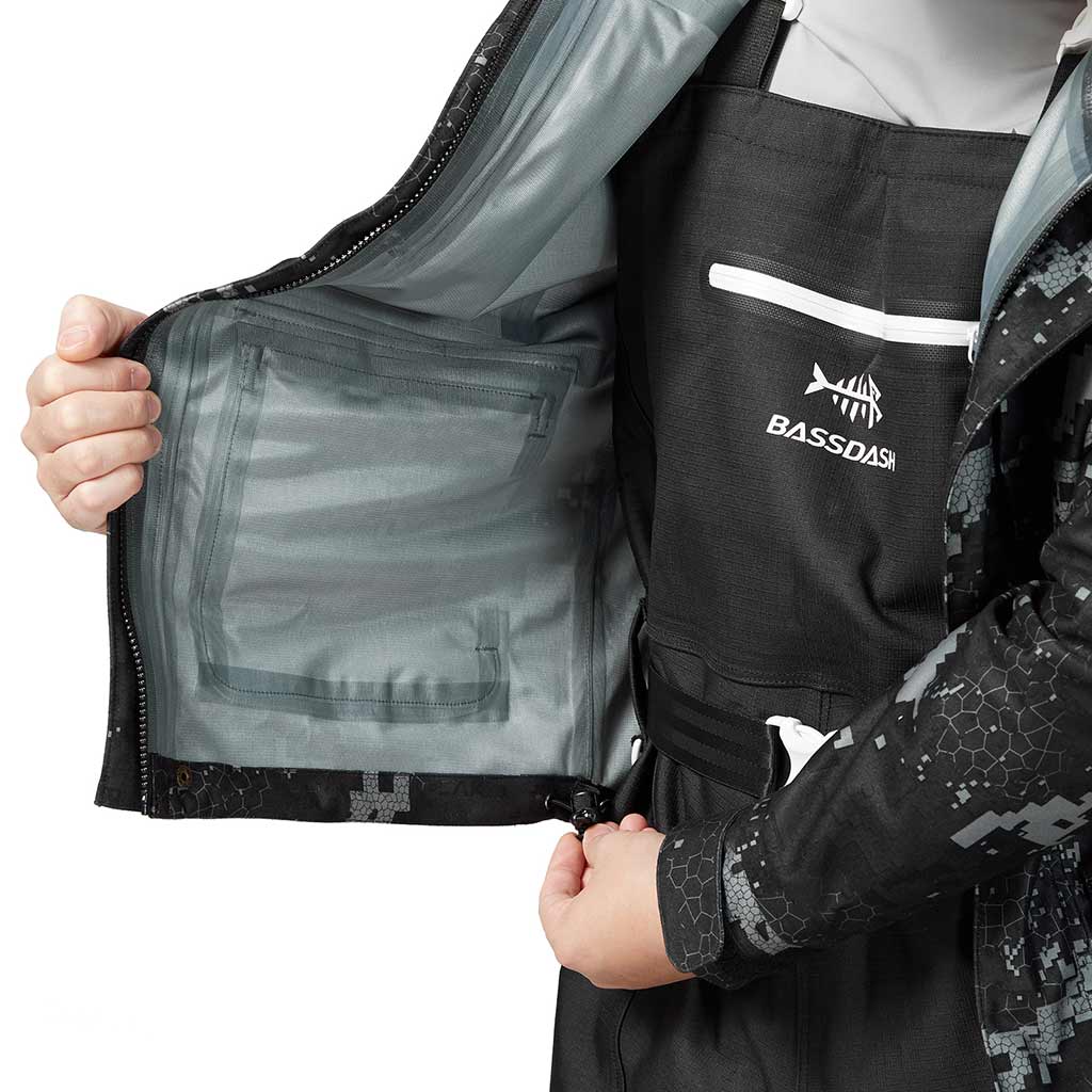  Customer reviews: BASSDASH Valor Waterproof Fishing Jackets for  Men Women Breathable Windproof Rain Jacket