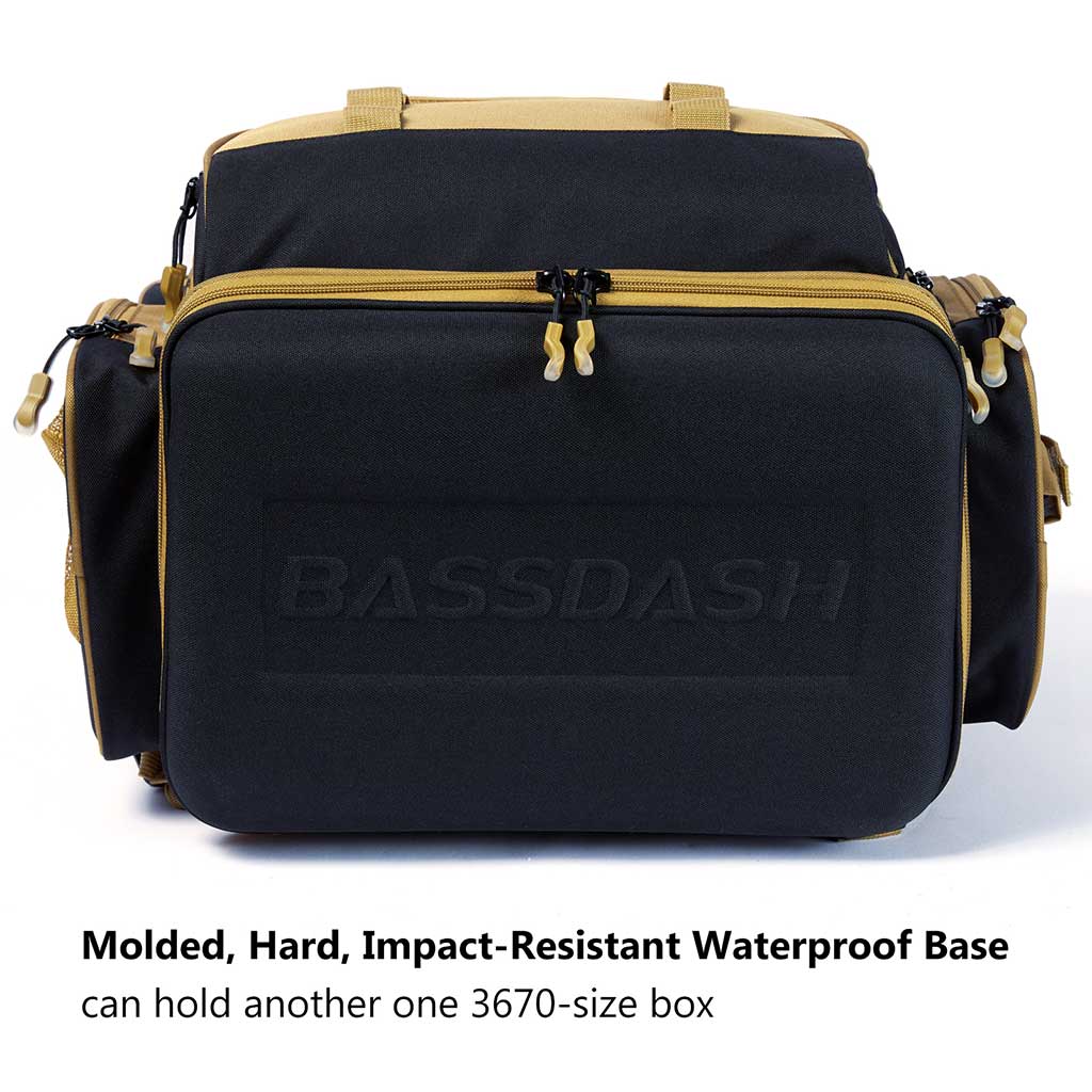 Bassdash Fishing Backpack with Rod Holder and Rain Cover, Water