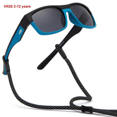 Youth&Kids Polarized UV 400 Protection Sunglasses with Adjustable Strap - Bassdash