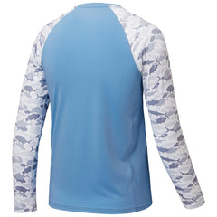 Youth UPF 50+ Camo Long Sleeve Fishing Shirt FS08Y - Bassdash