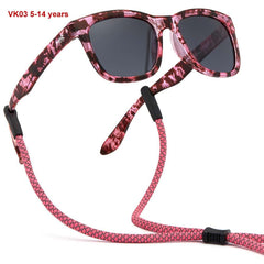 Youth&Kids Polarized UV 400 Protection Sunglasses with Adjustable Strap - Bassdash