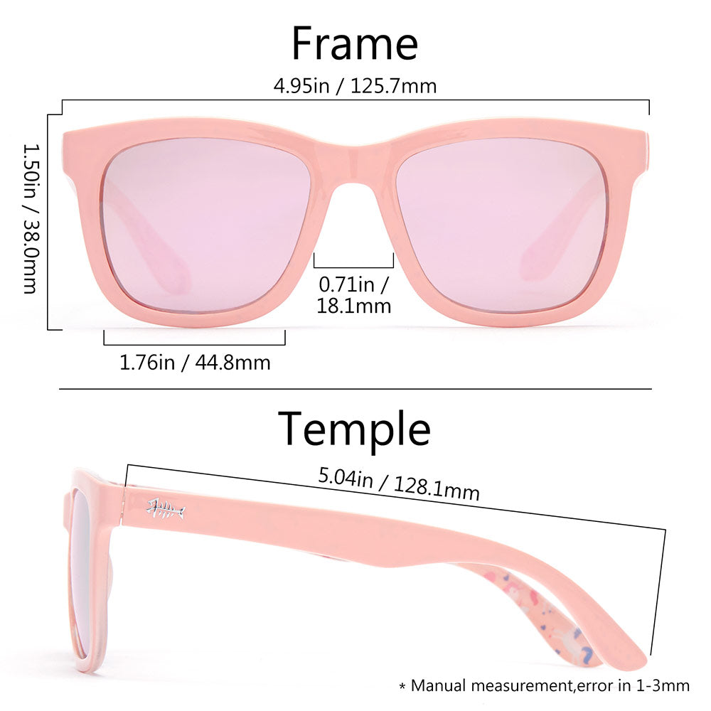 Voiakiu Panda Sunglasses | Toddler Sunglasses for Fishing - Kids Sunglasses  Polarized UV Protection Panda Sunglasses Girls Panda Glasses Cute Outdoor