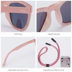 Youth&Kids Polarized UV 400 Protection Sunglasses with Adjustable Strap - Bassdash