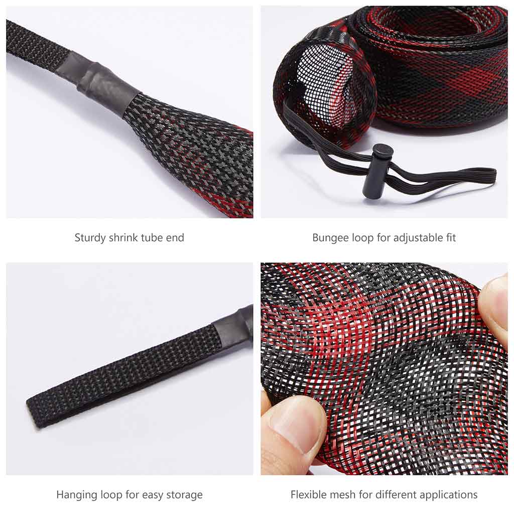 Flexible Pet Braided Expandable Sleeving Fishing Rod Covers Fishing Tackle  Braided Mesh - China Fishing Rod Sleeves, Fishing Rod Sock