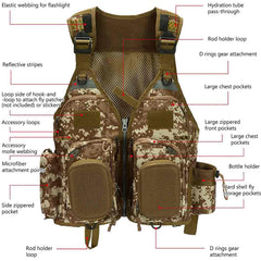 FV05 Fishing Vest for Men Women - Bassdash