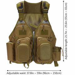 FV05 Fishing Vest for Men Women - Bassdash