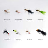 Bassdash 64 Pcs Dry Flies Assortment For Fly Fishing With