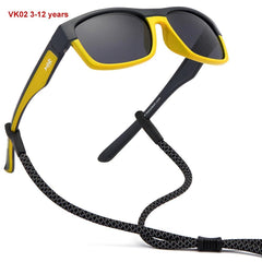 Youth&Kids Polarized UV 400 Protection Sunglasses with Adjustable Strap - Bassdash