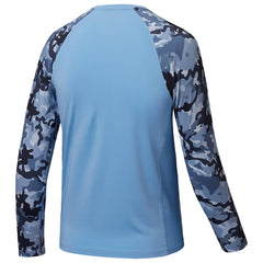 Youth UPF 50+ Camo Long Sleeve Fishing Shirt FS08Y - Bassdash