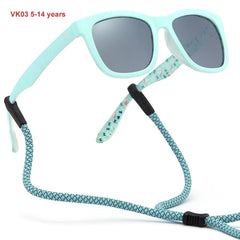 Youth&Kids Polarized UV 400 Protection Sunglasses with Adjustable Strap - Bassdash