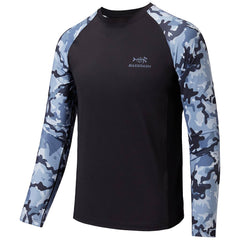 Youth UPF 50+ Camo Long Sleeve Fishing Shirt FS08Y - Bassdash