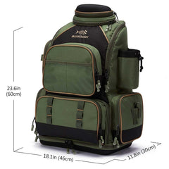 Water Resistant Fishing Tackle Backpack [3670] Tactical Bag - Bassdash