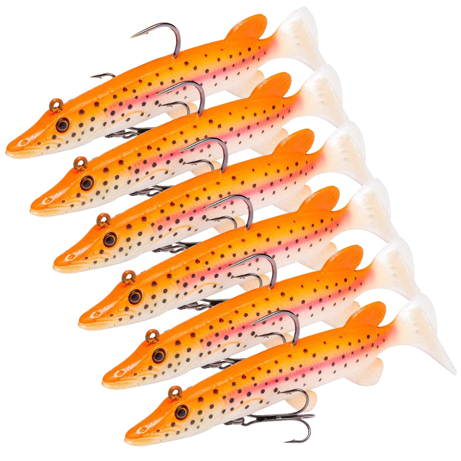 HOBOHY Fishing Lures, Soft Lure Swimbaits with Paddle Tail with Weighted  Hooks Ultra-Sharp Saltwater & Freshwater for Bass Roch Trout Pike Walleye  Fishing Jigs Kit
