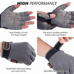 Men's Astro Fingerless Fishing Gloves - Bassdash