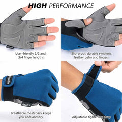 Men's Astro Fingerless Fishing Gloves - Bassdash