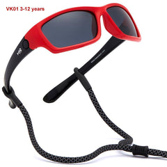 Youth&Kids Polarized UV 400 Protection Sunglasses with Adjustable Strap - Bassdash