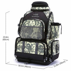 Water Resistant Fishing Tackle Backpack [3670] Tactical Bag - Bassdash