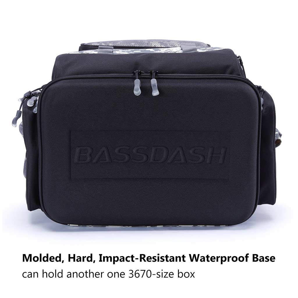 Bassdash Fishing Backpack with Rod Holder and Rain Cover, Water