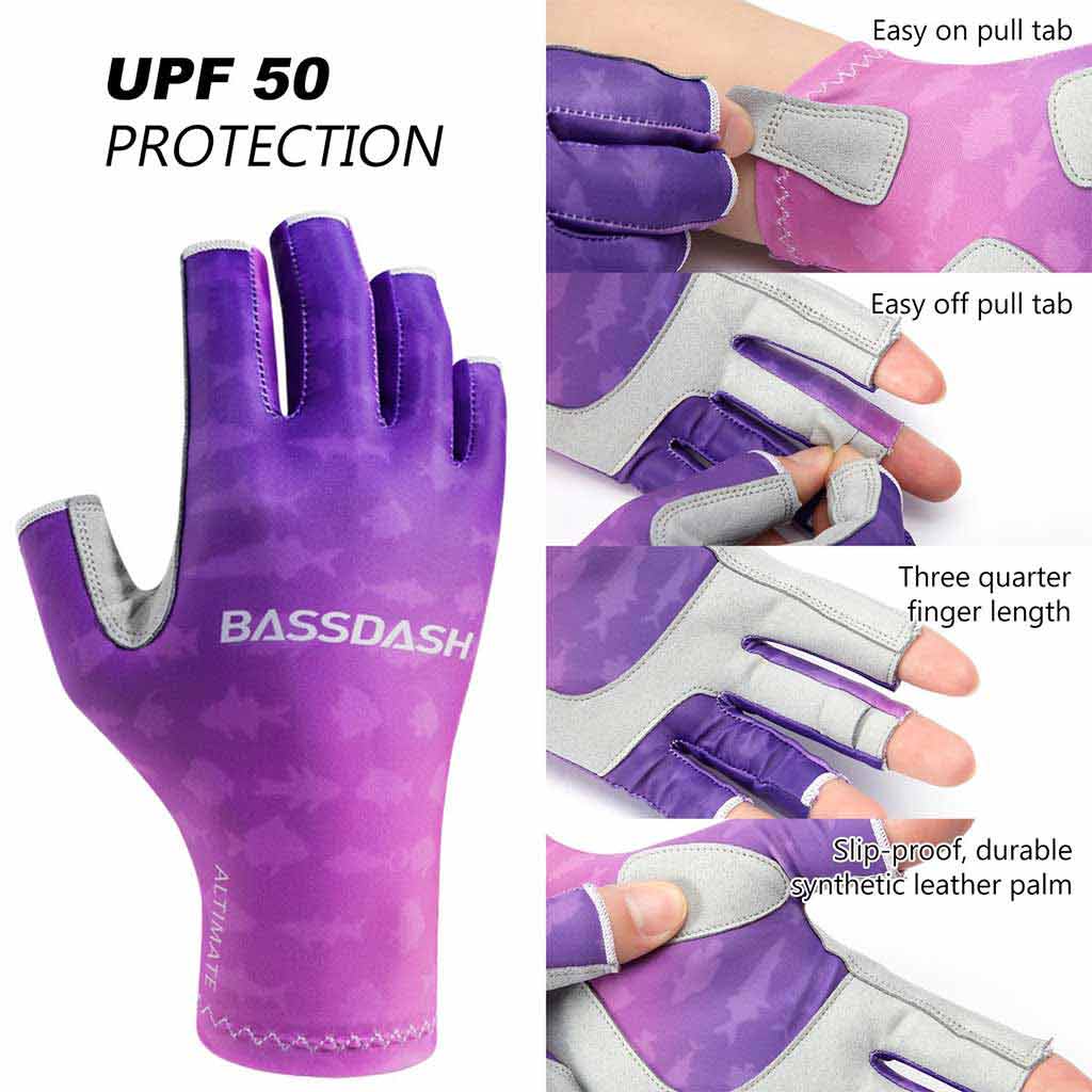 Pri Sun Protective Upf50 Driving Running Boating UV Protection Outdoor  Other Sports Gloves Fishing Fingerless - China Cycling Gloves and Other  Sports Gloves price