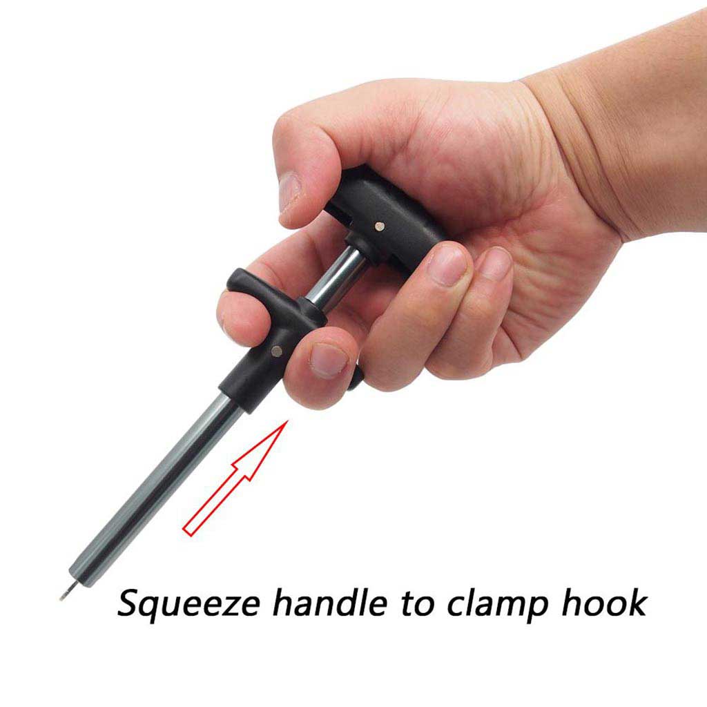 Great Fishing Hook Remover Squeeze-out Fish Hook Tool, Fishing Hook  Remover Squeeze-out Fish Hook Tool [Single Hand Operation] The ergonomic  plastic handle can fit your palm perfectly. Nice for twisting
