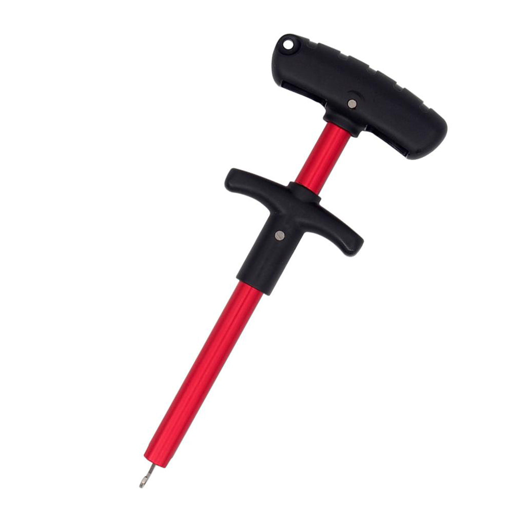 Portable Fishing Hook Remover Aluminum Hook Disgorger - Red